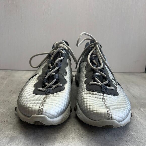 Nike React CI3835-001 Element 55 Silver Black Sneakers Shoes Womens Size 7.5 - Picture 5 of 10
